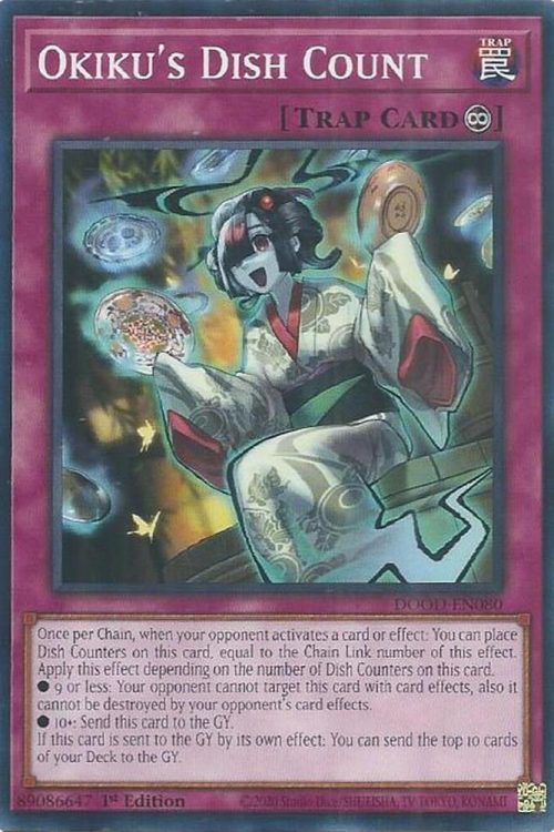Okiku's Dish Count - Common