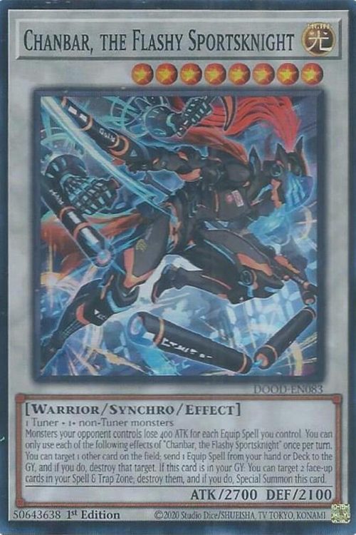 Chanbar, the Flashy Sportsknight - Super Rare